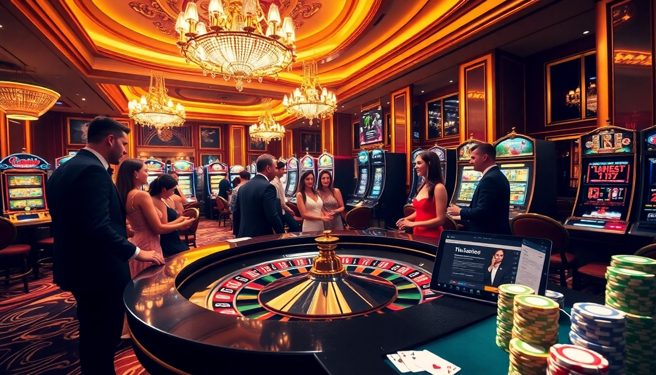Experience the thrill of winning at NK88's vibrant casino with roulette and colorful poker chips.
