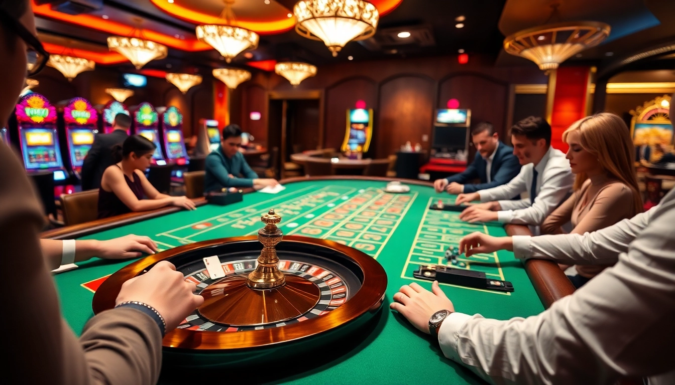 Jouer au casino en ligne avec des jeux captivants et des ambiance festive.