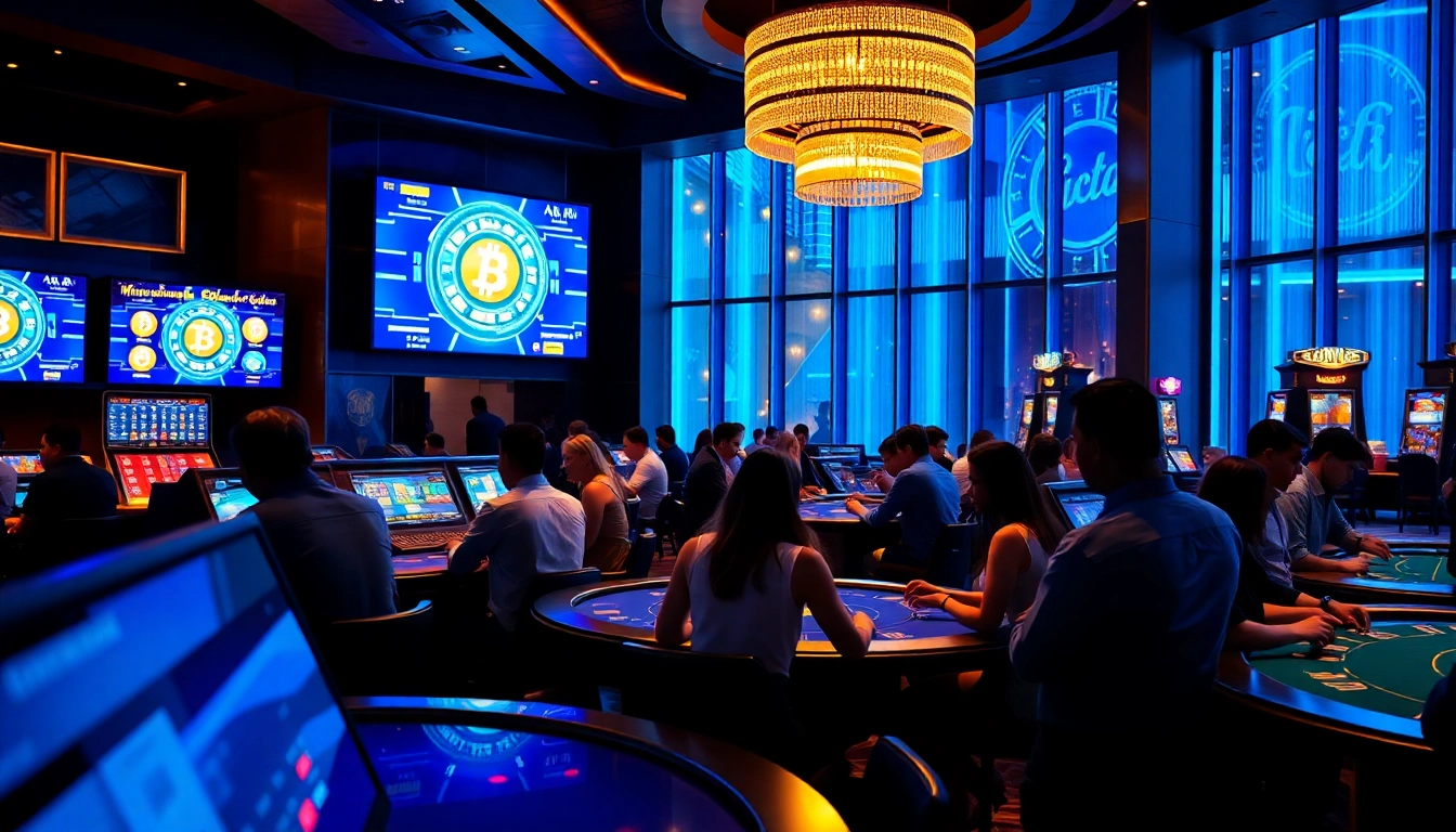 Les crypto casinos offrent une expérience de jeu dynamique dans un cadre luxueux.