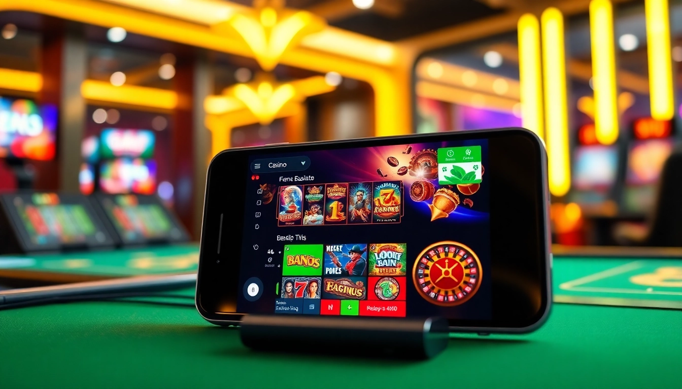 Visual representation of meilleur site casino en ligne belgique showcasing vibrant casino games and user interface.