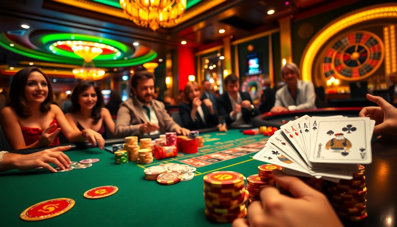 Experience the thrill of 555 win while playing poker in a luxurious casino atmosphere.